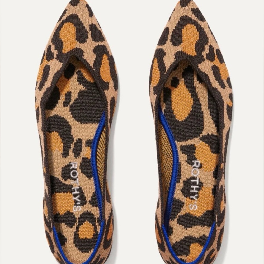 Rothy's Big Cat Print Flats - W6.5